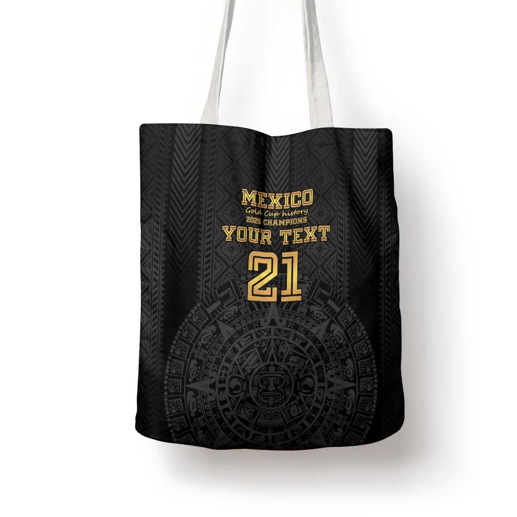 Mexico Football Custom Tote Bag Mexico's Make History 2025 Gold Style - Wonder Print Shop