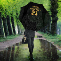 Mexico Football Custom Umbrella Mexico's Make History 2025 Gold Style - Wonder Print Shop