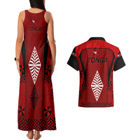 Tonga Rugby Couples Matching Tank Maxi Dress and Hawaiian Shirt Go Champions World Cup 2023 Ngatu Unique LT9 - Wonder Print Shop