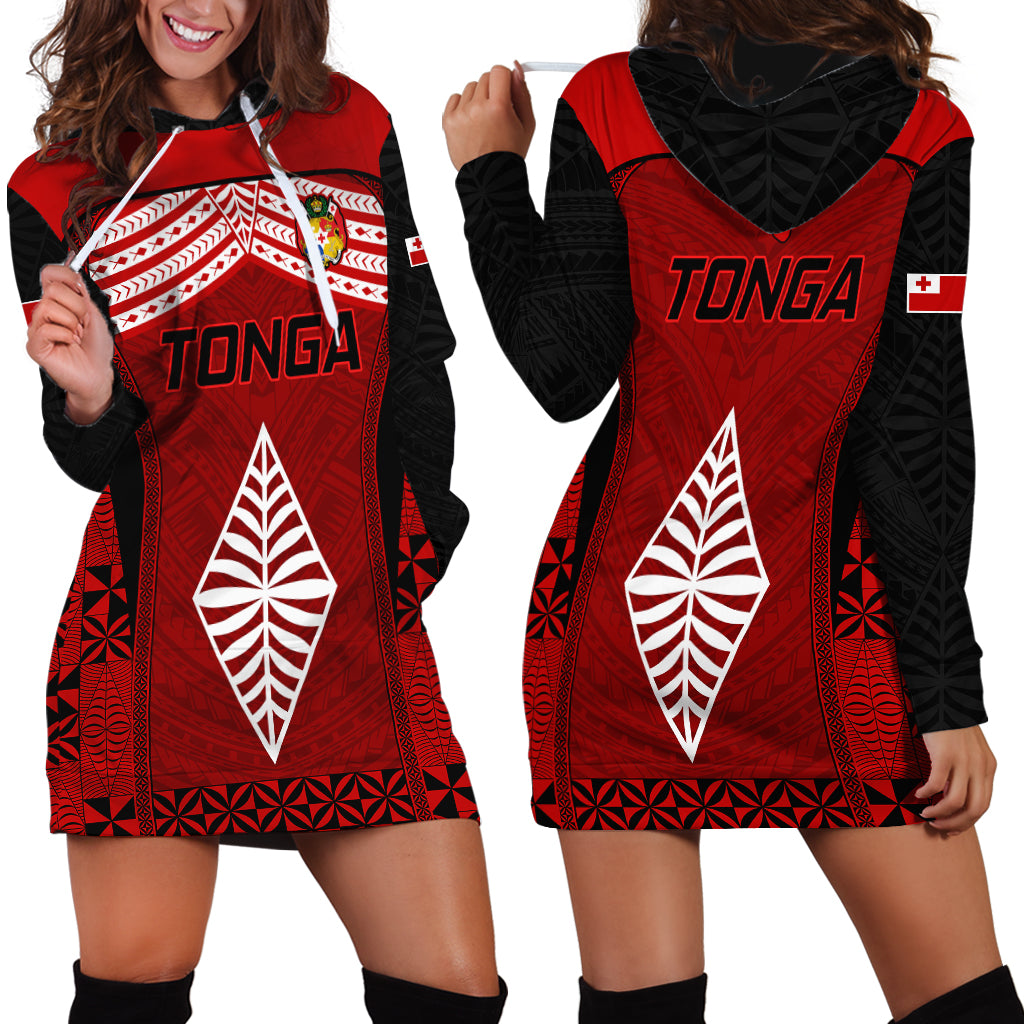 Tonga Rugby Hoodie Dress Go Champions World Cup 2023 Ngatu Unique - Wonder Print Shop
