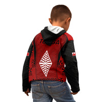 Tonga Rugby Kid Hoodie Go Champions World Cup 2023 Ngatu Unique - Wonder Print Shop