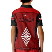 Tonga Rugby Kid Polo Shirt Go Champions World Cup 2023 Ngatu Unique - Wonder Print Shop