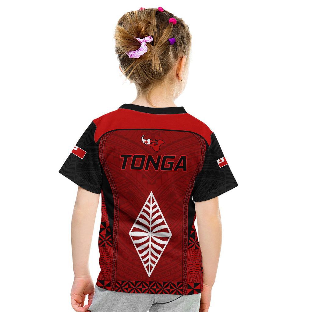 Tonga Rugby Kid T Shirt Go Champions World Cup 2023 Ngatu Unique - Wonder Print Shop