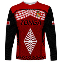 Tonga Rugby Long Sleeve Shirt Go Champions World Cup 2023 Ngatu Unique - Wonder Print Shop