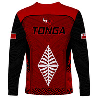 Tonga Rugby Long Sleeve Shirt Go Champions World Cup 2023 Ngatu Unique - Wonder Print Shop