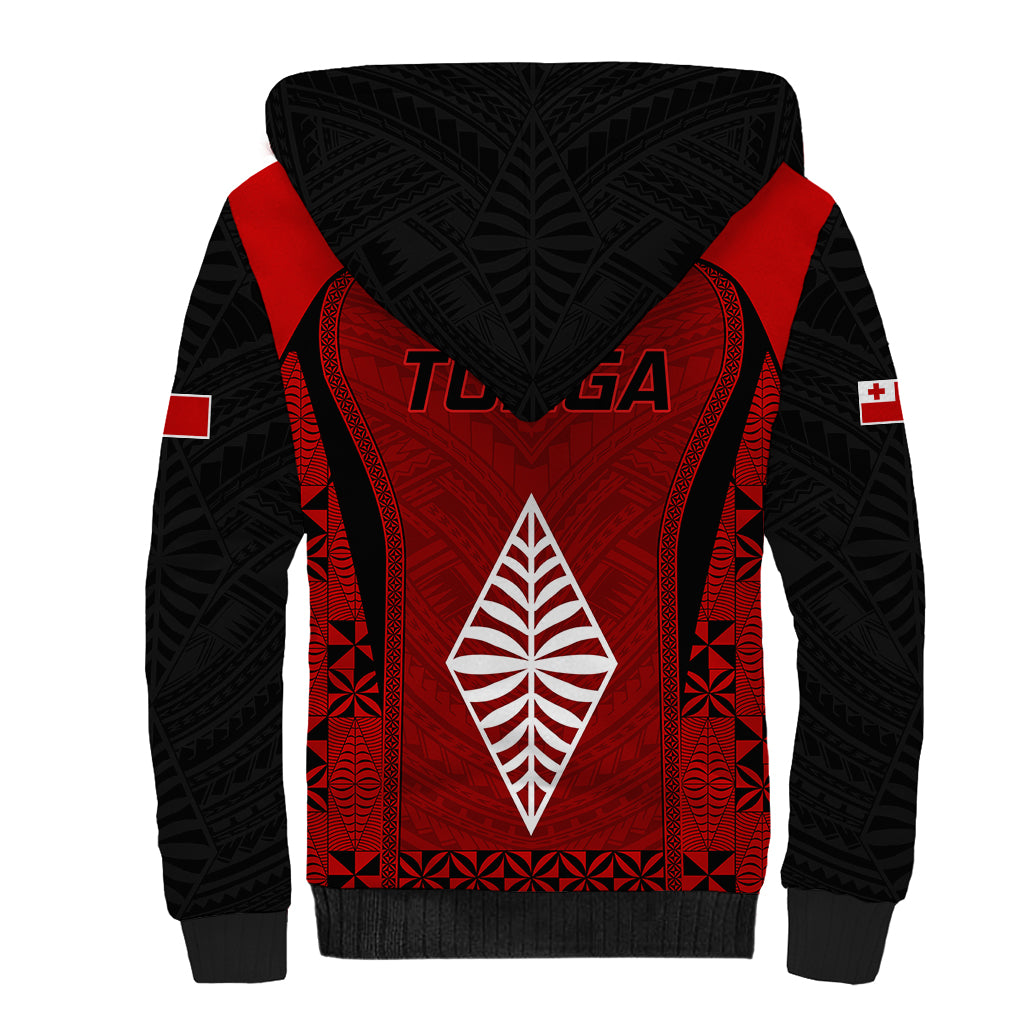 Tonga Rugby Sherpa Hoodie Go Champions World Cup 2023 Ngatu Unique - Wonder Print Shop
