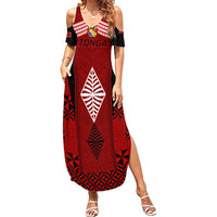 Tonga Rugby Summer Maxi Dress Go Champions World Cup 2023 Ngatu Unique - Wonder Print Shop