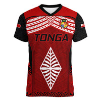 Tonga Rugby Women V Neck T Shirt Go Champions World Cup 2023 Ngatu Unique - Wonder Print Shop