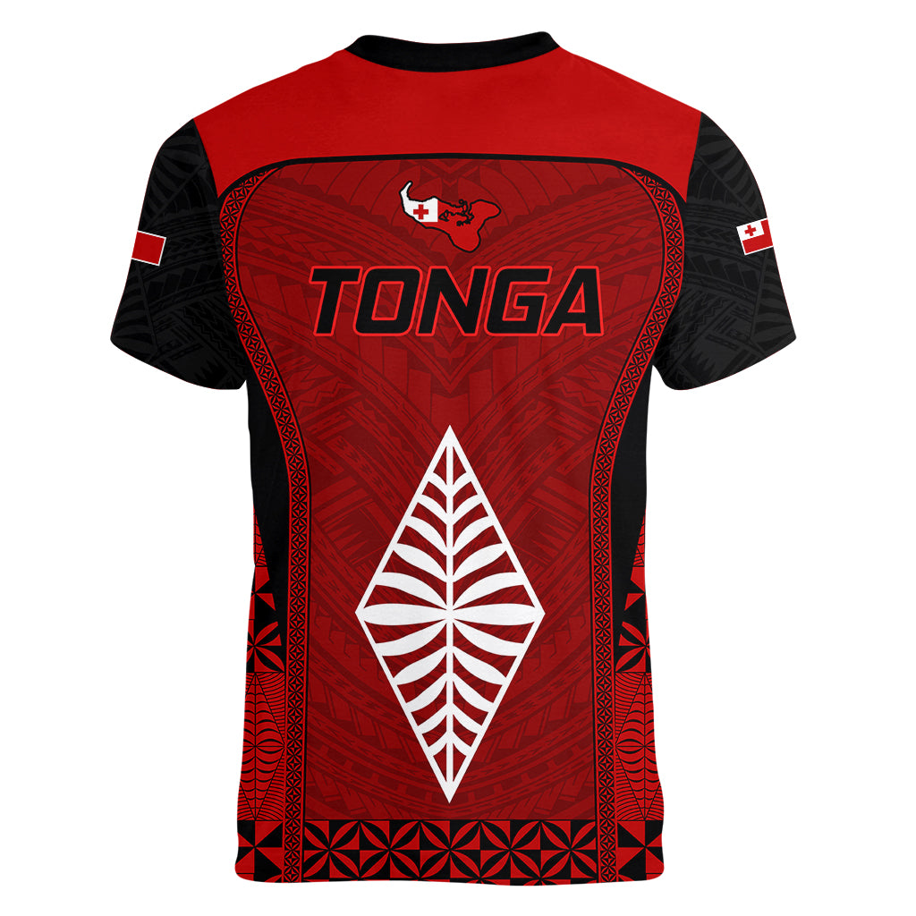 Tonga Rugby Women V Neck T Shirt Go Champions World Cup 2023 Ngatu Unique - Wonder Print Shop