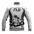 Fiji Rugby Baseball Jacket Go Champions World Cup 2023 Tapa Unique White Vibe LT9 - Wonder Print Shop