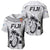 Fiji Rugby Baseball Jersey Go Champions World Cup 2023 Tapa Unique White Vibe LT9 - Wonder Print Shop