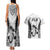 Fiji Rugby Couples Matching Tank Maxi Dress and Hawaiian Shirt Go Champions World Cup 2023 Tapa Unique White Vibe LT9 - Wonder Print Shop