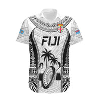 Fiji Rugby Hawaiian Shirt Go Champions World Cup 2023 Tapa Unique White Vibe - Wonder Print Shop