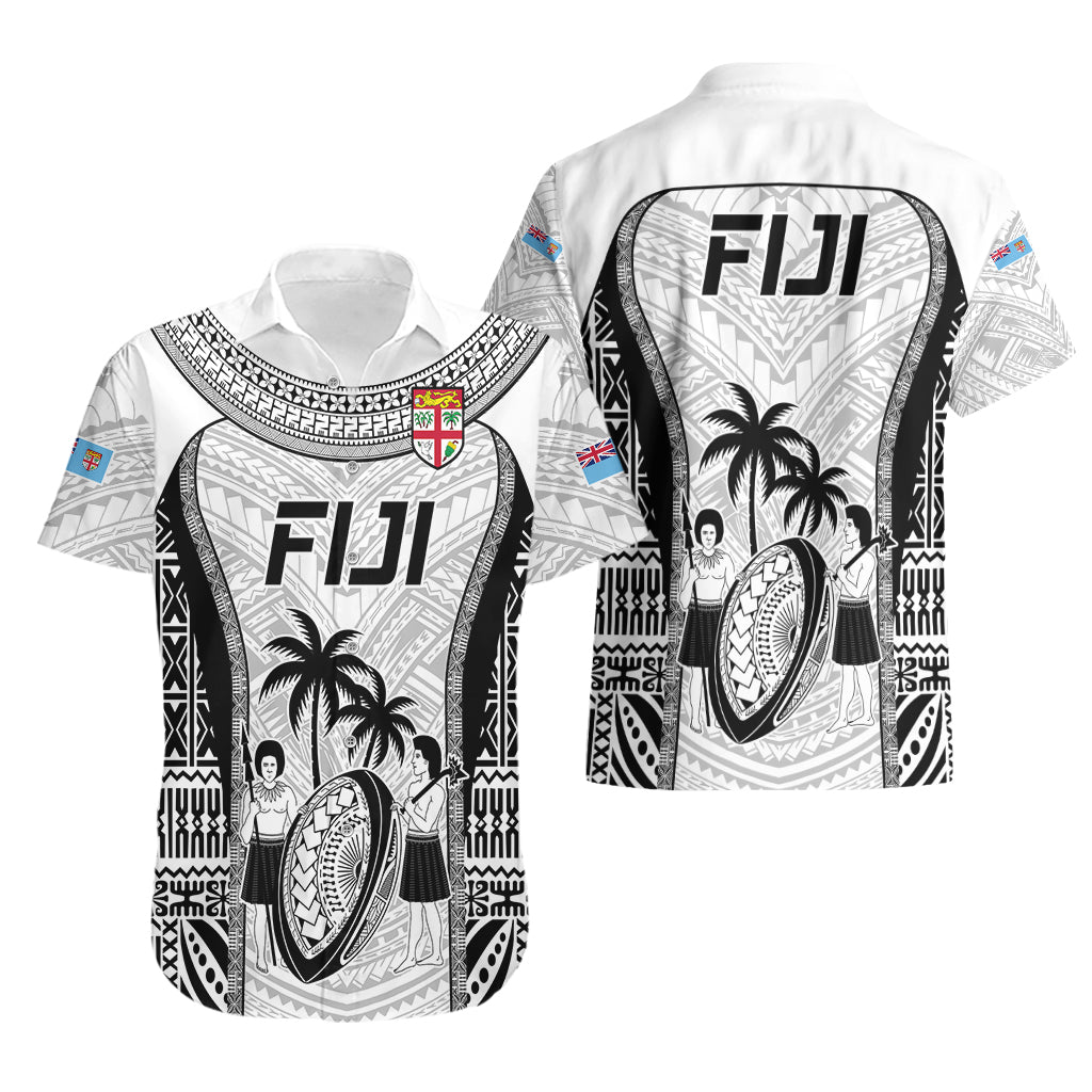 Fiji Rugby Hawaiian Shirt Go Champions World Cup 2023 Tapa Unique White Vibe - Wonder Print Shop