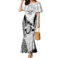Fiji Rugby Mermaid Dress Go Champions World Cup 2023 Tapa Unique White Vibe - Wonder Print Shop