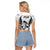 Fiji Rugby Raglan Cropped T Shirt Go Champions World Cup 2023 Tapa Unique White Vibe - Wonder Print Shop