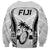 Fiji Rugby Sweatshirt Go Champions World Cup 2023 Tapa Unique White Vibe - Wonder Print Shop