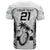 Custom Fiji Rugby T Shirt Go Champions World Cup 2023 Tapa Unique White Vibe - Wonder Print Shop