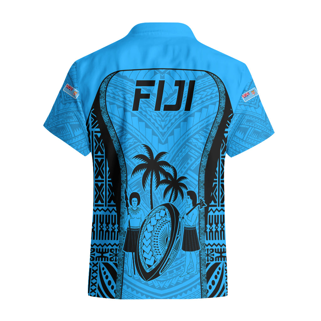 Fiji Rugby Hawaiian Shirt Go Champions World Cup 2023 Tapa Unique Blue Vibe - Wonder Print Shop