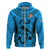 Fiji Rugby Hoodie Go Champions World Cup 2023 Tapa Unique Blue Vibe - Wonder Print Shop