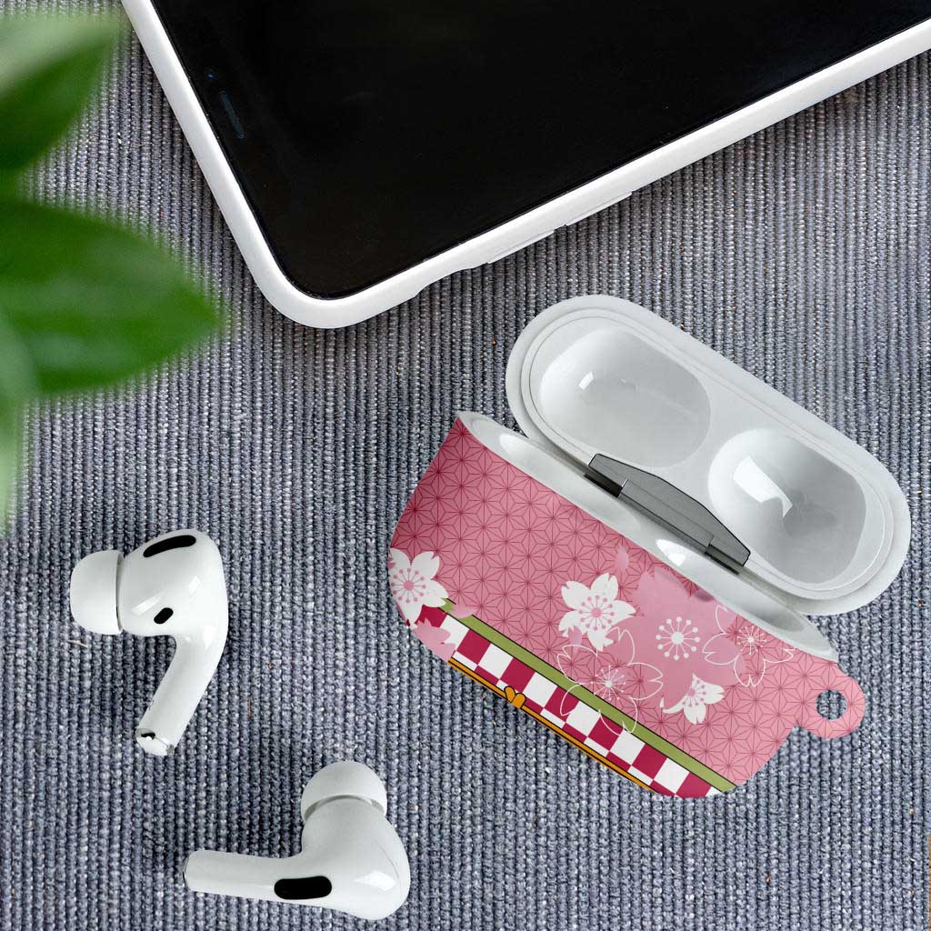 Japanese Asanoha Pattern AirPods Case Charm Against Evil Spirits - Wonder Print Shop