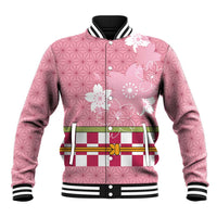 Japanese Asanoha Pattern Baseball Jacket Charm Against Evil Spirits - Wonder Print Shop
