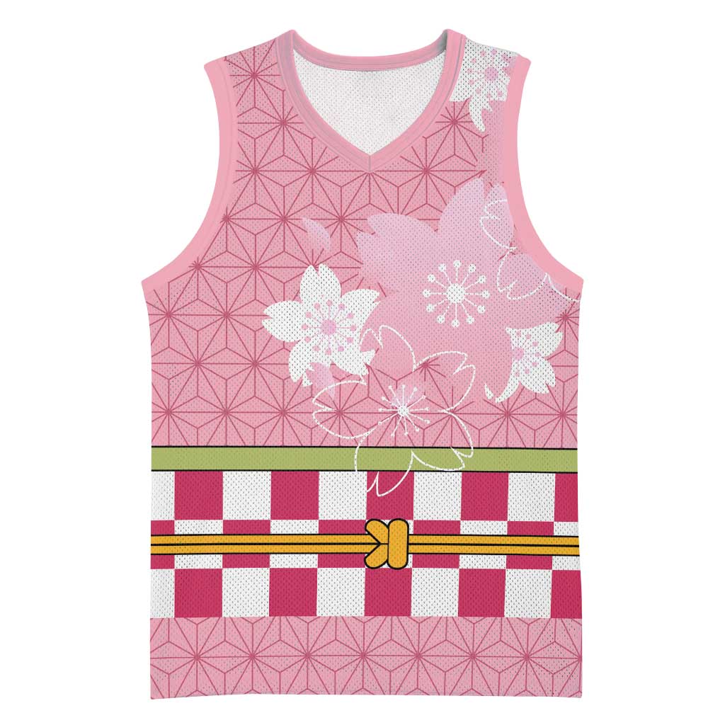 Japanese Asanoha Pattern Basketball Jersey Charm Against Evil Spirits - Wonder Print Shop