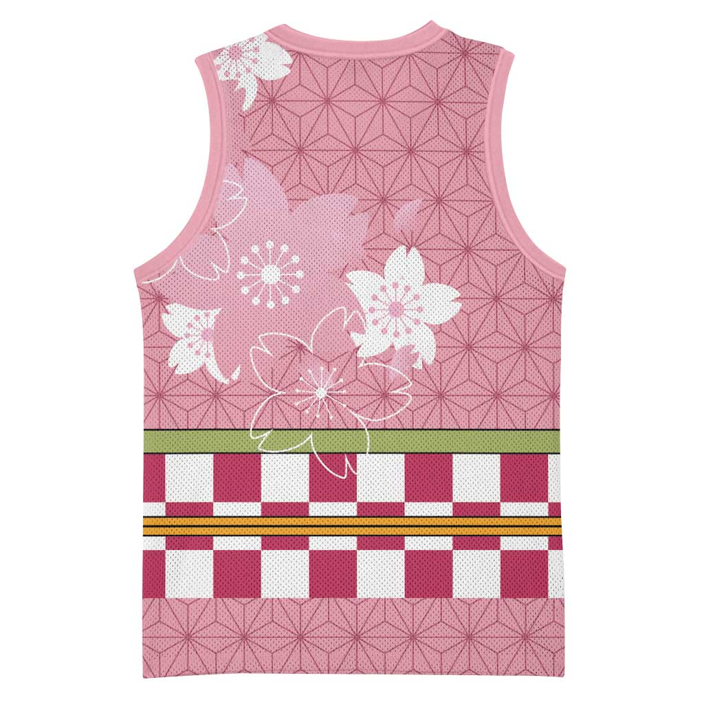 Japanese Asanoha Pattern Basketball Jersey Charm Against Evil Spirits - Wonder Print Shop