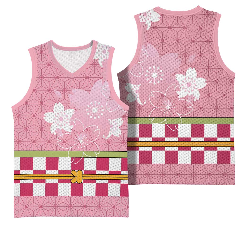 Japanese Asanoha Pattern Basketball Jersey Charm Against Evil Spirits - Wonder Print Shop