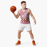 Japanese Asanoha Pattern Basketball Jersey Charm Against Evil Spirits - Wonder Print Shop
