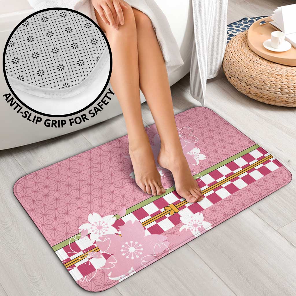 Japanese Asanoha Pattern Bathroom Set Charm Against Evil Spirits - Wonder Print Shop