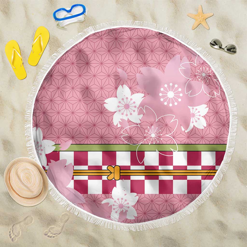 Japanese Asanoha Pattern Beach Blanket Charm Against Evil Spirits - Wonder Print Shop