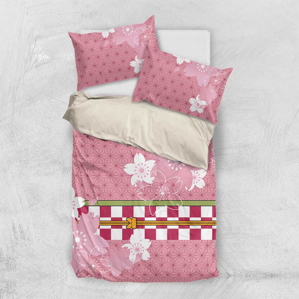 Japanese Asanoha Pattern Bedding Set Charm Against Evil Spirits - Wonder Print Shop