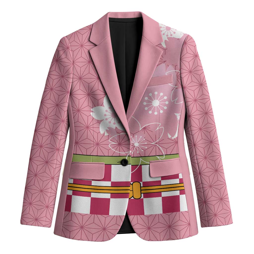 Japanese Asanoha Pattern Blazer Charm Against Evil Spirits - Wonder Print Shop