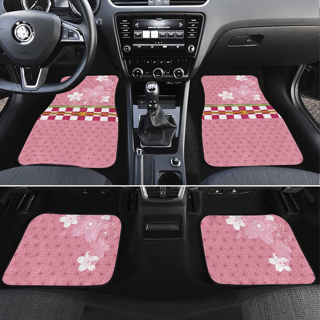 Japanese Asanoha Pattern Car Mats Charm Against Evil Spirits - Wonder Print Shop