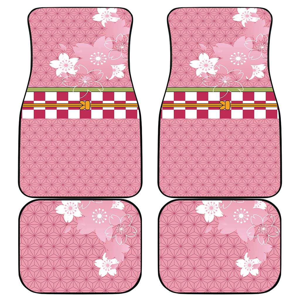 Japanese Asanoha Pattern Car Mats Charm Against Evil Spirits - Wonder Print Shop
