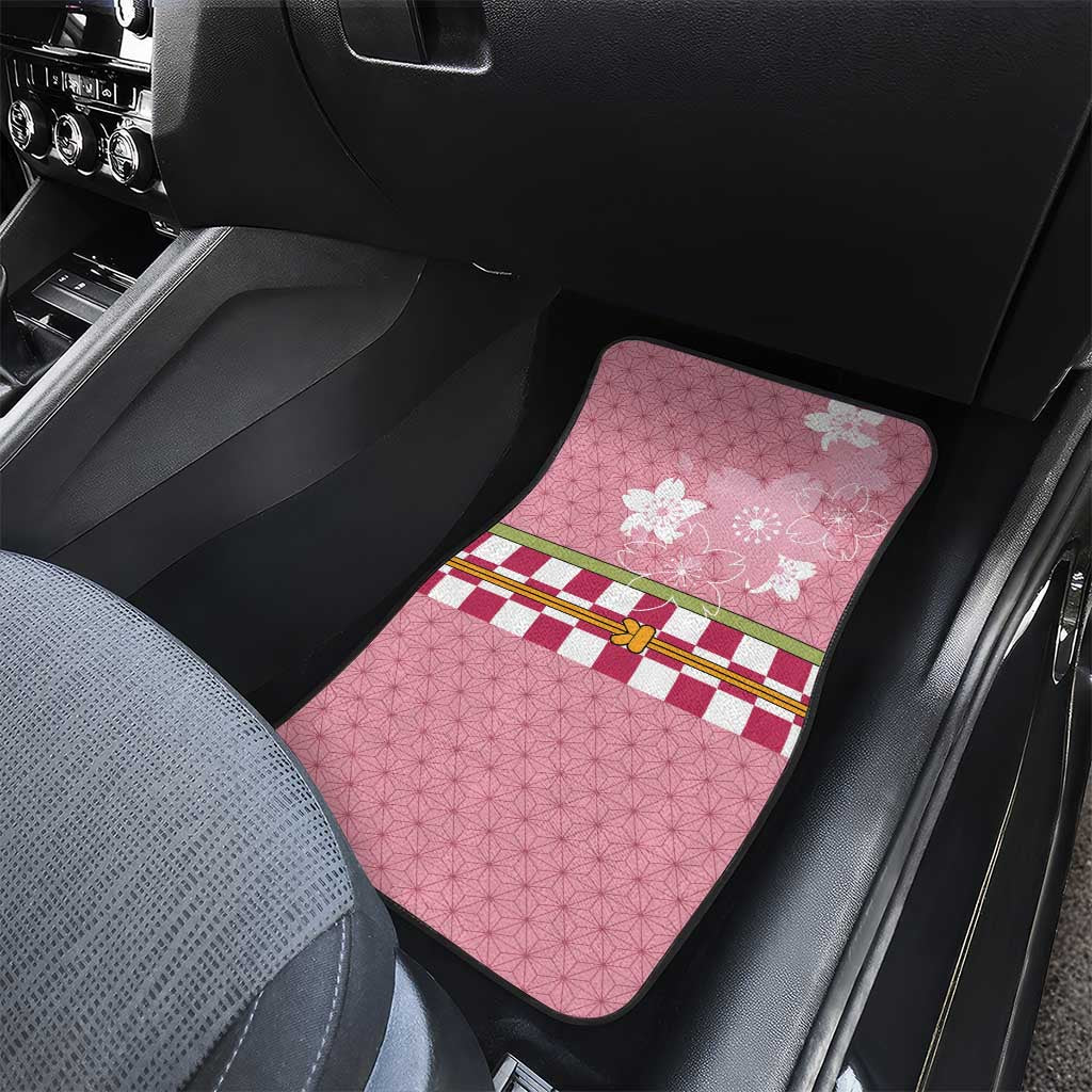 Japanese Asanoha Pattern Car Mats Charm Against Evil Spirits - Wonder Print Shop