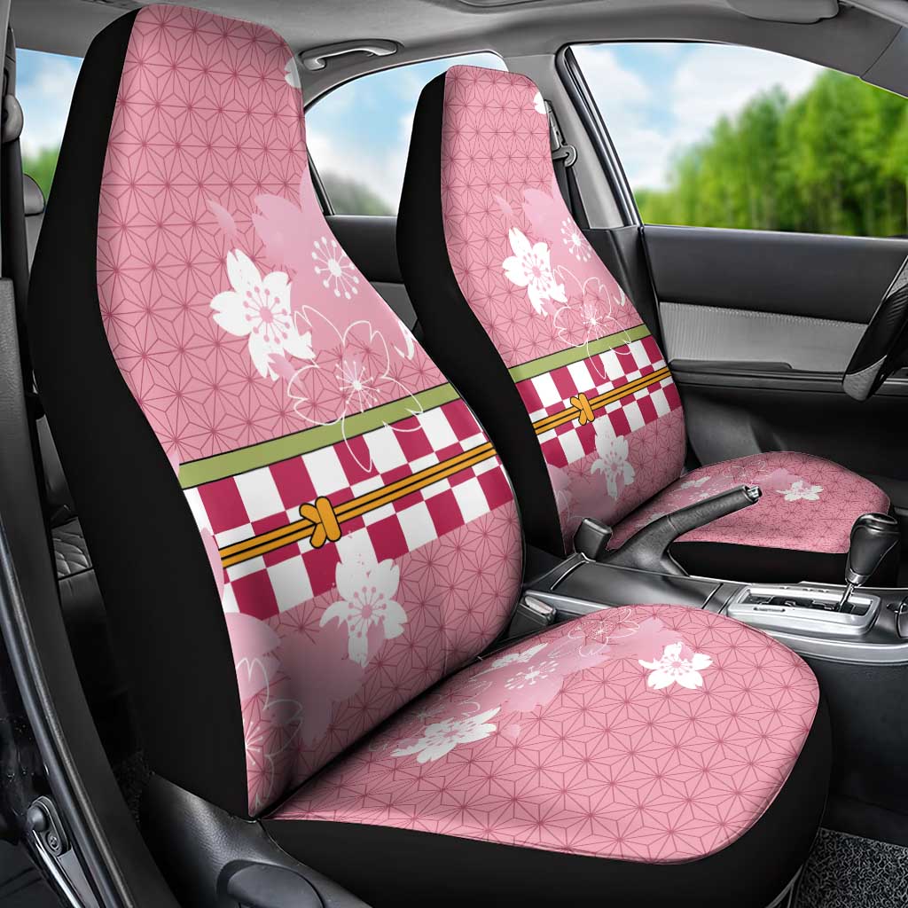 Japanese Asanoha Pattern Car Seat Cover Charm Against Evil Spirits - Wonder Print Shop