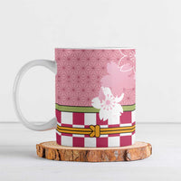 Japanese Asanoha Pattern Ceramic Mug Charm Against Evil Spirits - Wonder Print Shop