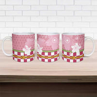 Japanese Asanoha Pattern Ceramic Mug Charm Against Evil Spirits - Wonder Print Shop