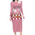 Japanese Asanoha Pattern Family Matching Long Sleeve Bodycon Dress and Hawaiian Shirt Charm Against Evil Spirits - Wonder Print Shop