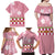 Japanese Asanoha Pattern Family Matching Off Shoulder Maxi Dress and Hawaiian Shirt Charm Against Evil Spirits - Wonder Print Shop
