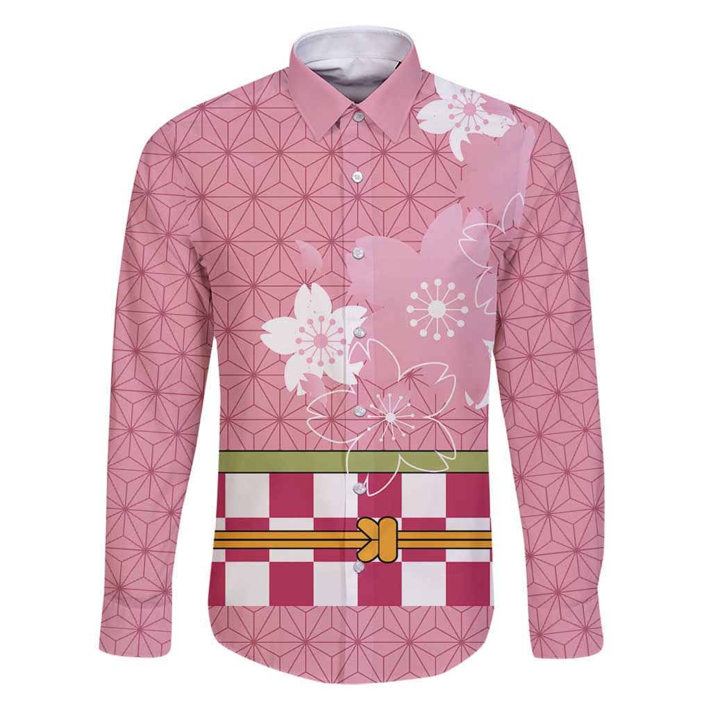 Japanese Asanoha Pattern Family Matching Puletasi and Hawaiian Shirt Charm Against Evil Spirits - Wonder Print Shop