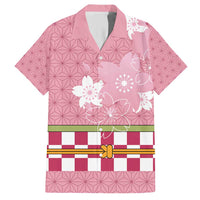 Japanese Asanoha Pattern Family Matching Short Sleeve Bodycon Dress and Hawaiian Shirt Charm Against Evil Spirits - Wonder Print Shop