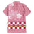 Japanese Asanoha Pattern Family Matching Short Sleeve Bodycon Dress and Hawaiian Shirt Charm Against Evil Spirits - Wonder Print Shop