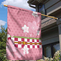 Japanese Asanoha Pattern Garden Flag Charm Against Evil Spirits - Wonder Print Shop