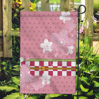 Japanese Asanoha Pattern Garden Flag Charm Against Evil Spirits - Wonder Print Shop