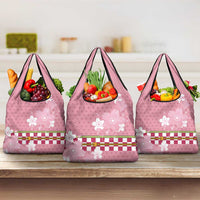 Japanese Asanoha Pattern Grocery Bag Charm Against Evil Spirits - Wonder Print Shop