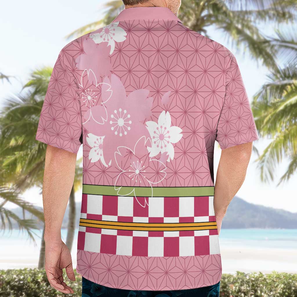 Japanese Asanoha Pattern Hawaiian Shirt Charm Against Evil Spirits - Wonder Print Shop