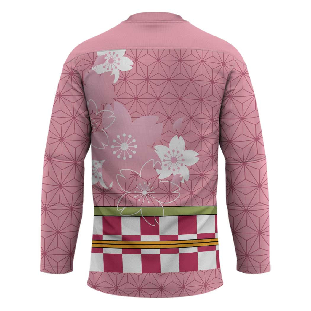 Japanese Asanoha Pattern Hockey Jersey Charm Against Evil Spirits - Wonder Print Shop